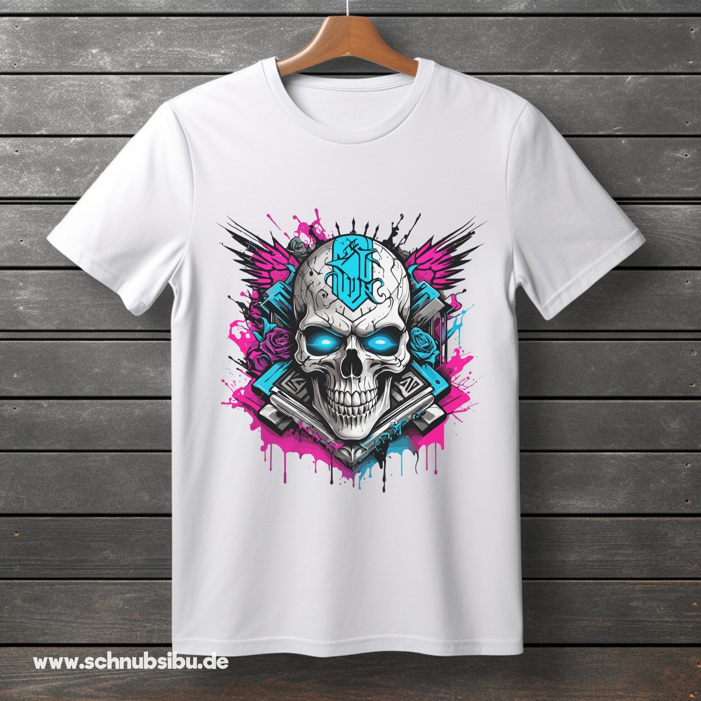schnubsibu- Produktfoto_-_Mockup-Buegelbild-w-ColorfulSkull02 -