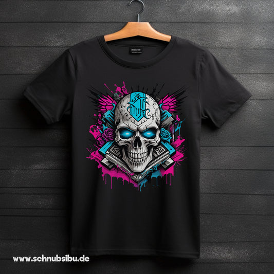 schnubsibu- Produktfoto_-_Mockup-Buegelbild-w-ColorfulSkull02_2 -
