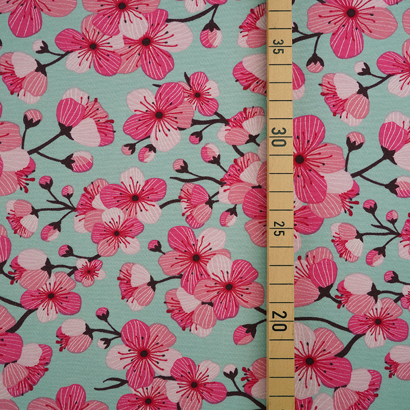 schnubsibu- biojersey-kirschblueten-gruen_4 -