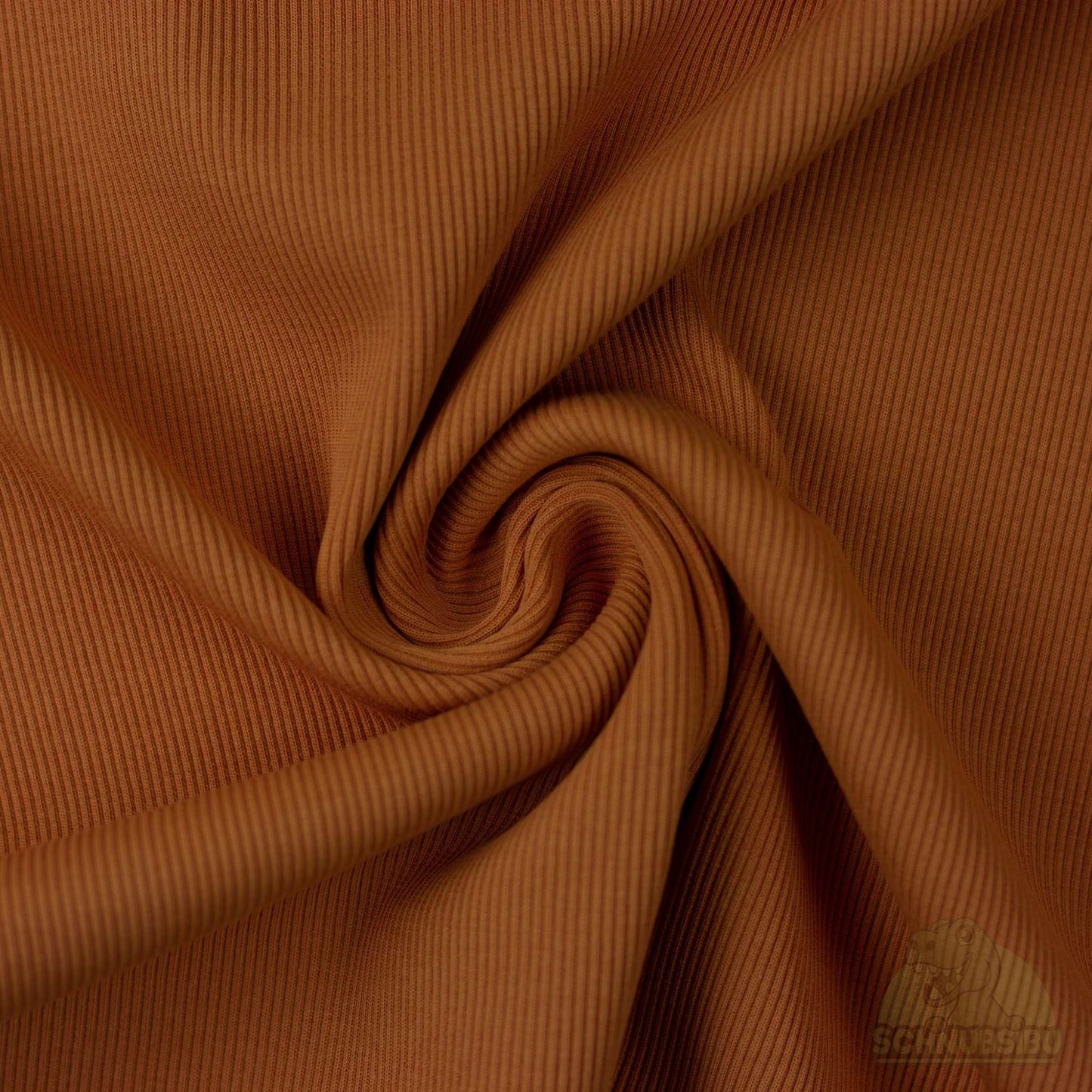 Rip-Bündchen Stoff „Tessa ocker 315" – Elastisches Rip-Bündchen in Ocker | Swafing OEKO-TEX® Standard 100