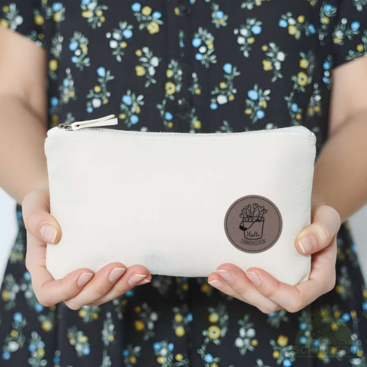 Bügel-Label Limited Edition "Hallo Sonnenschein rund" – schnelle Akzente für Kleidung & Accessoires | Schnubsibu