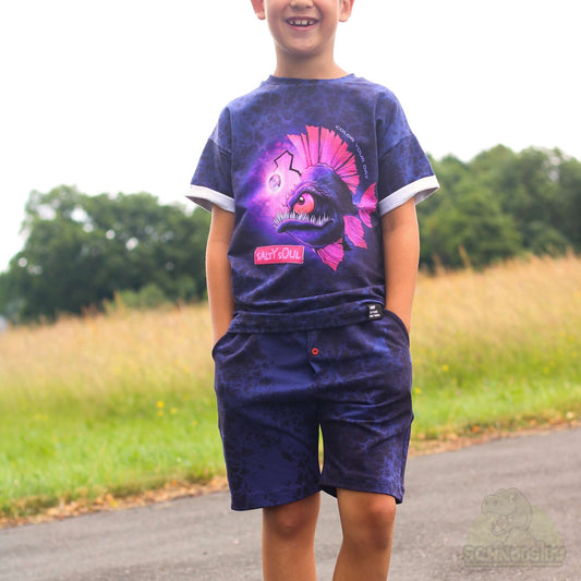 French Terry Panel „Deep Water“ – Designt by Thorsten Berger | Swafing OEKO-TEX® Standard 100