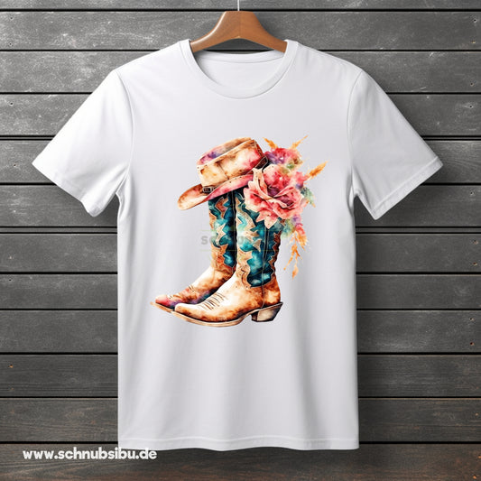 schnubsibu- Produktfoto-Mockup-Buegelbild-w-cowboyblumenboots -