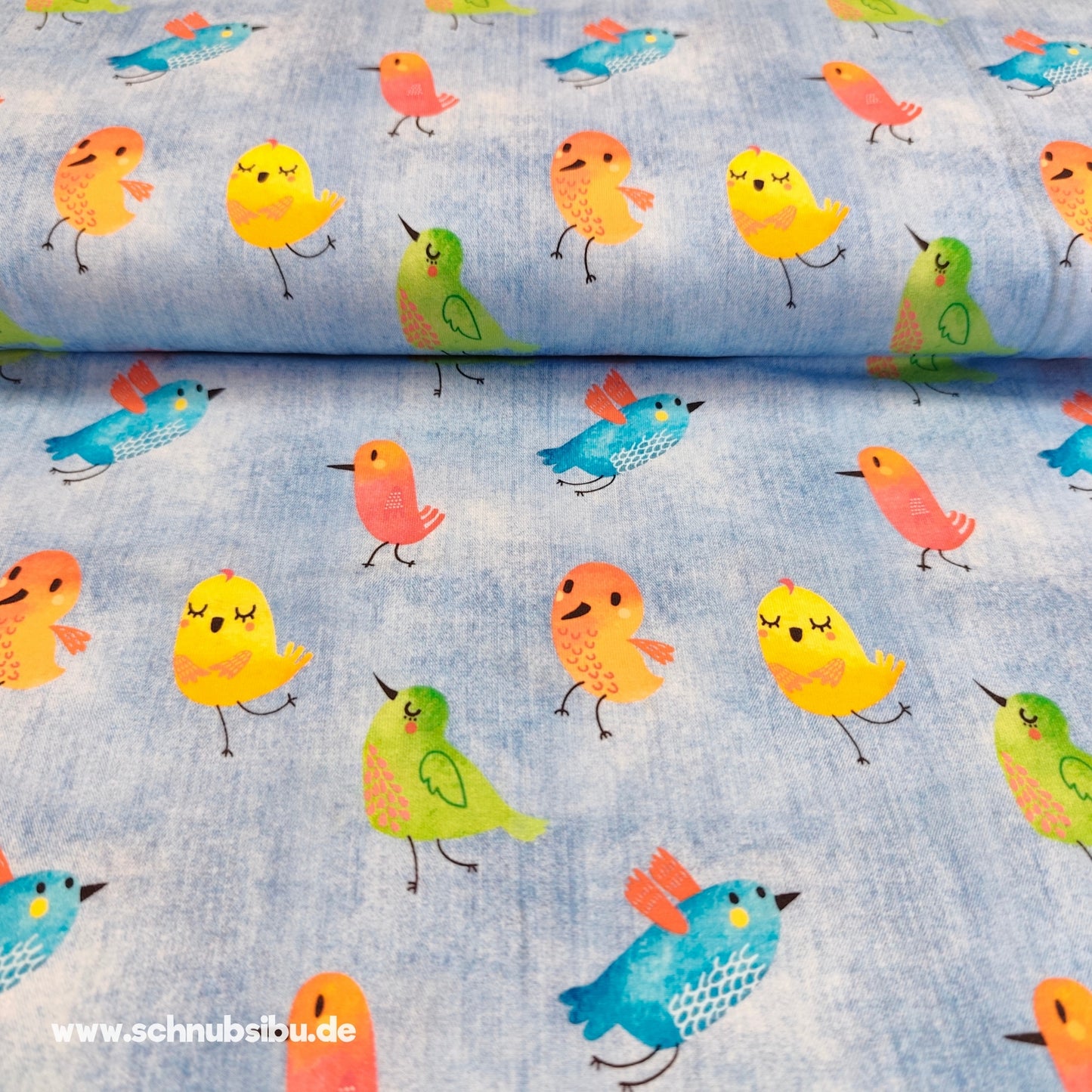 schnubsibu- Produktfoto-vogelchenjeansblaustoff -