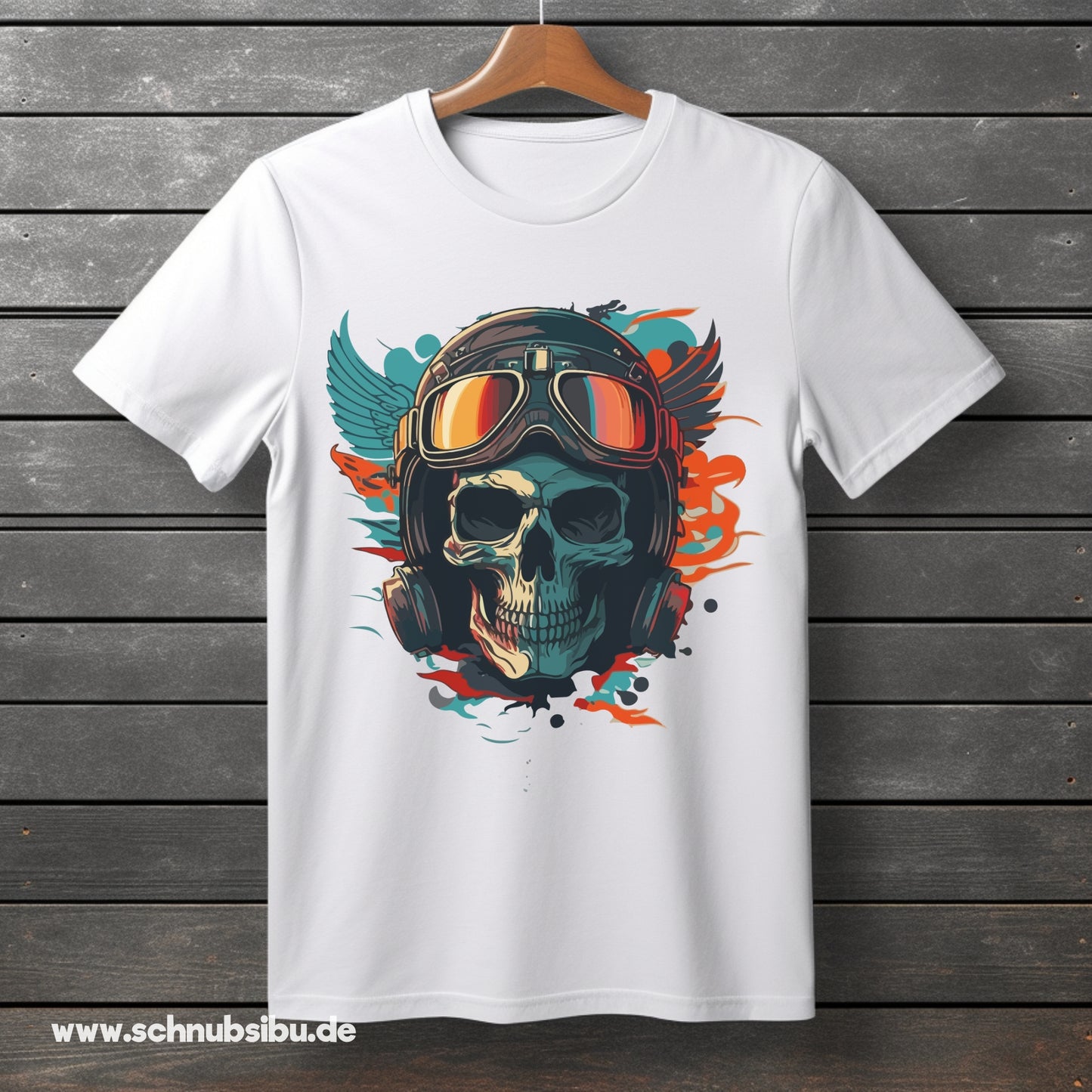 schnubsibu- Produktfoto_-_Mockup-Buegelbild-w-BikerSkull01 -