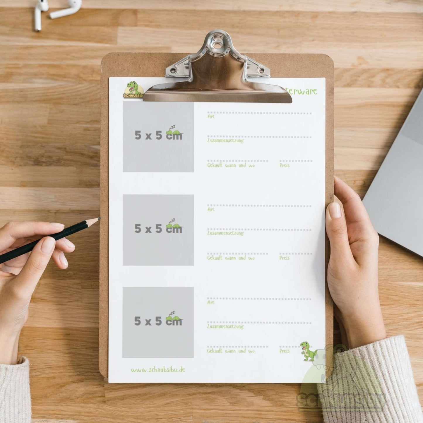 schnubsibu- schnubsibu-digitale-vorlage-meterware-aufbewahrung-a4 -