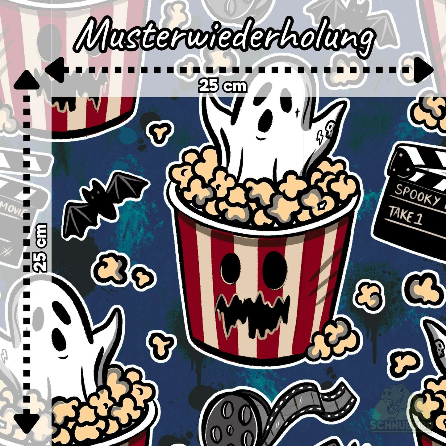 VB Stoff „Halloween Kino“ - designt by So very Cassie | Schnubsibu OEKO-TEX® Standard 100