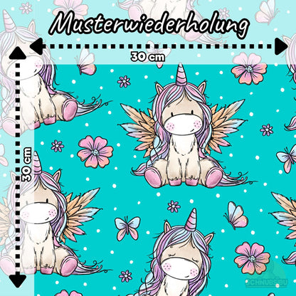 VB Jersey Stoff „Einhorn-Liebe“ - designt by Katzengold Designs | Schnubsibu OEKO-TEX® Standard 100
