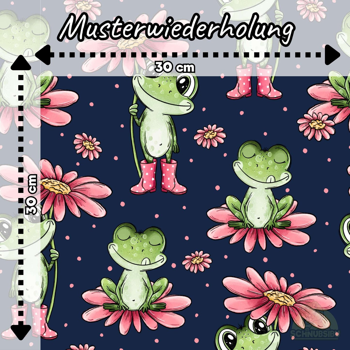 schnubsibu- schnubsibu-produktbild-musterwiederholung-froschtag_2 -
