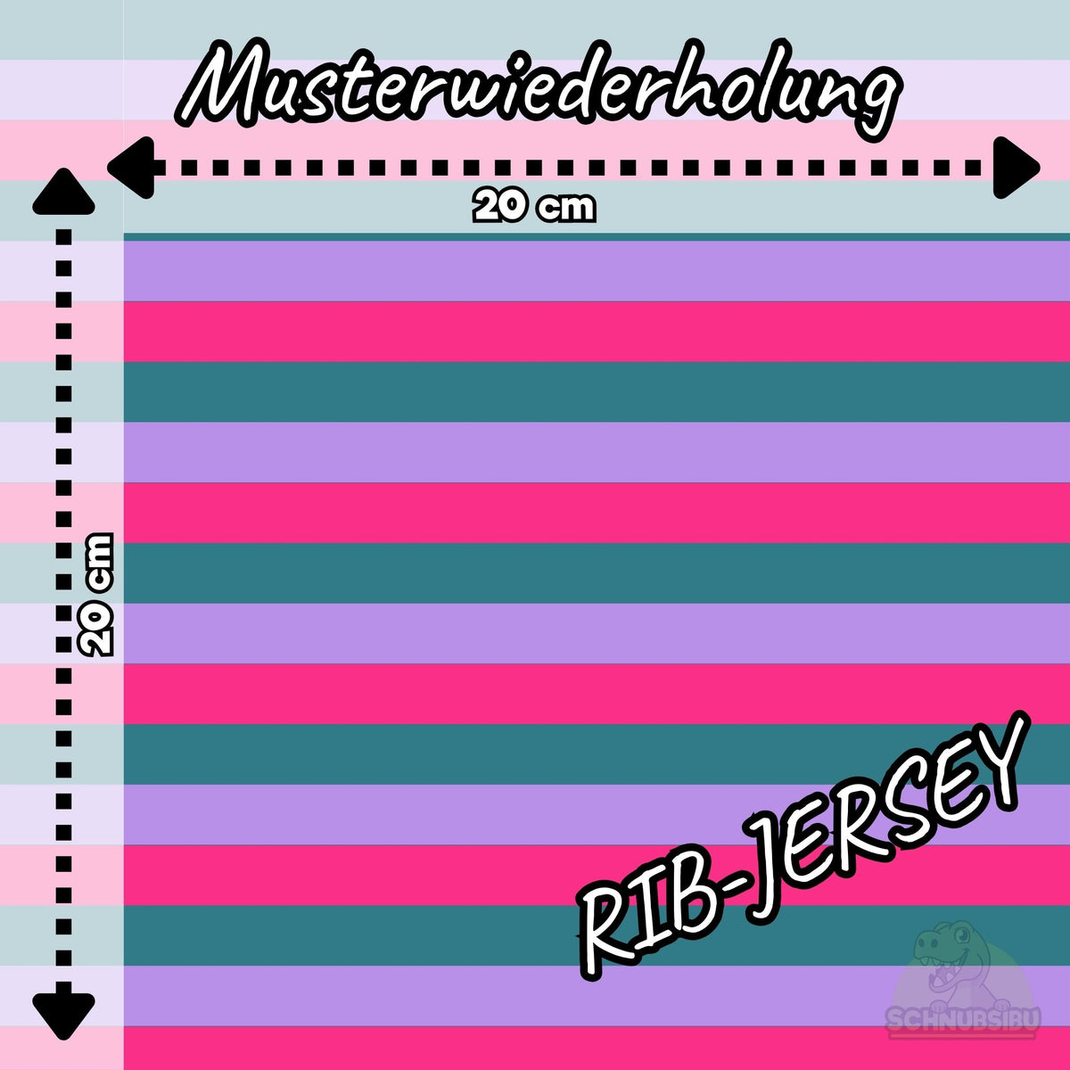 [VB 16.08.] Stoff Himbeere Kombi