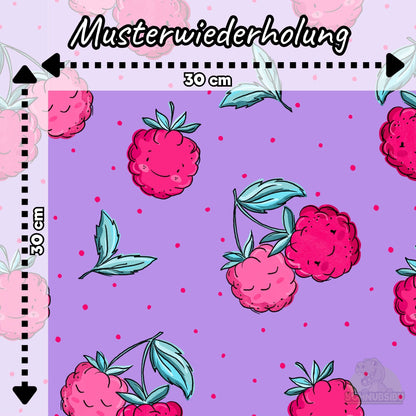 [VB 16.08.] Stoff Himbeere