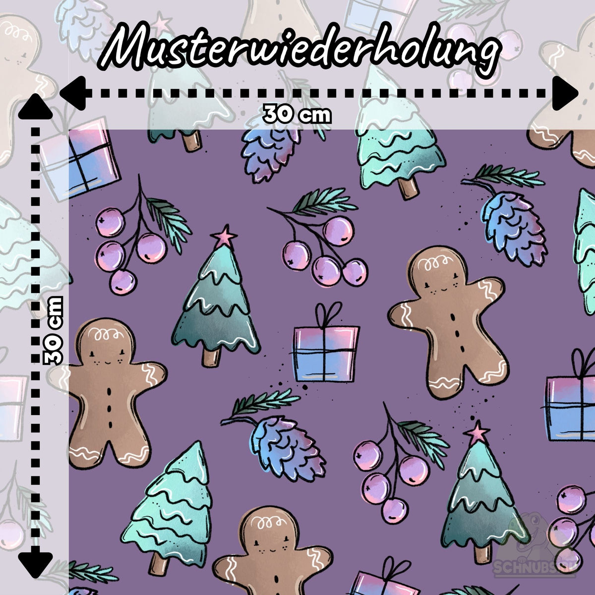 [VB 01.08.] Stoff Winterlies lila
