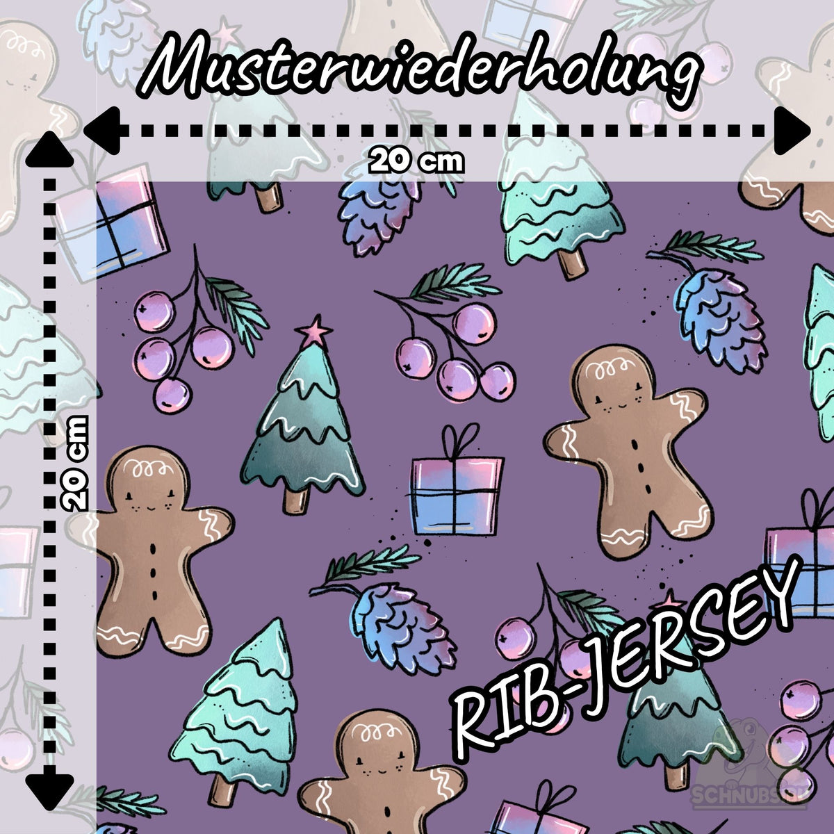 [VB 01.08.] Stoff Winterlies lila