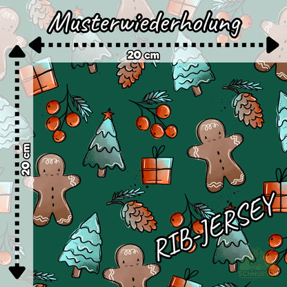 [VB 01.08.] Stoff Winterlies grün