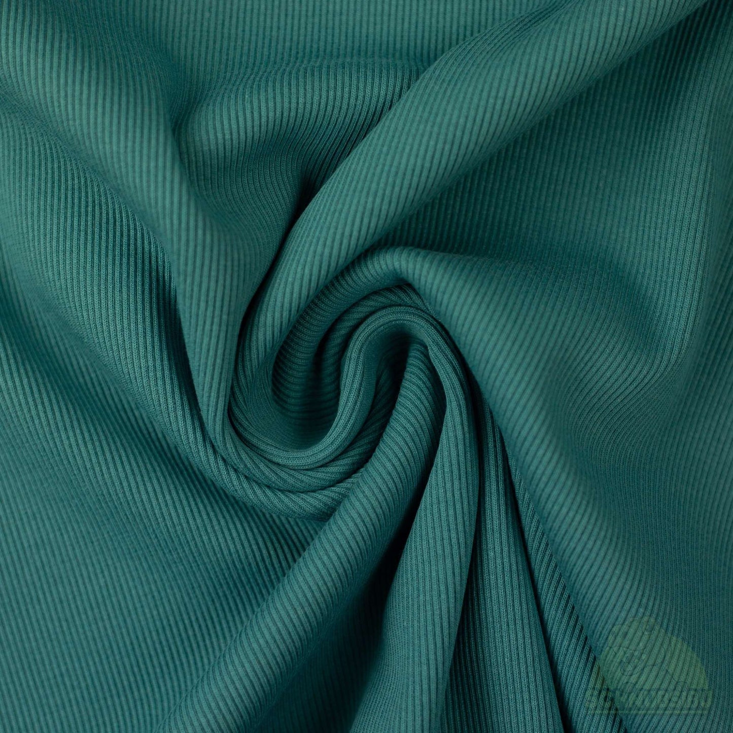 Rip-Bündchen Stoff „Tessa petrol 747" – Elastisches Rip-Bündchen in Petrol| Swafing OEKO-TEX® Standard 100