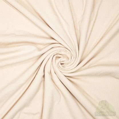 Rib-Jersey Stoff „Bamboo Jersey Rib beige“ – butterweicher Jersey aus Bambus | Schnubsibu OEKO-TEX® Standard 100