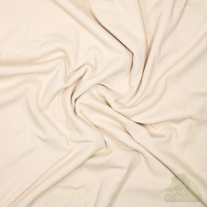 Rib-Jersey Stoff „Bamboo Jersey Rib beige“ – butterweicher Jersey aus Bambus | Schnubsibu OEKO-TEX® Standard 100