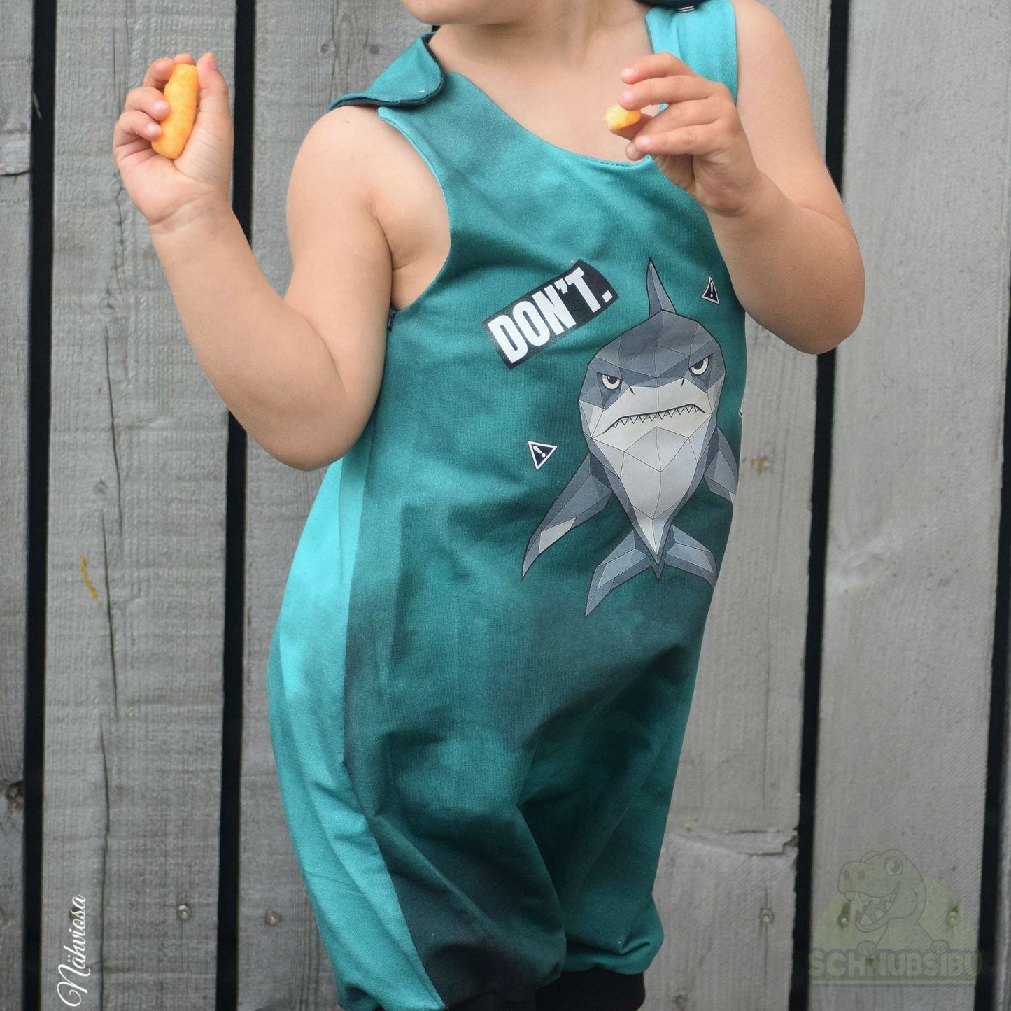 Bügelbild „Mood Shark" – aus der Mood Animals Kollektion | Schnubsibu