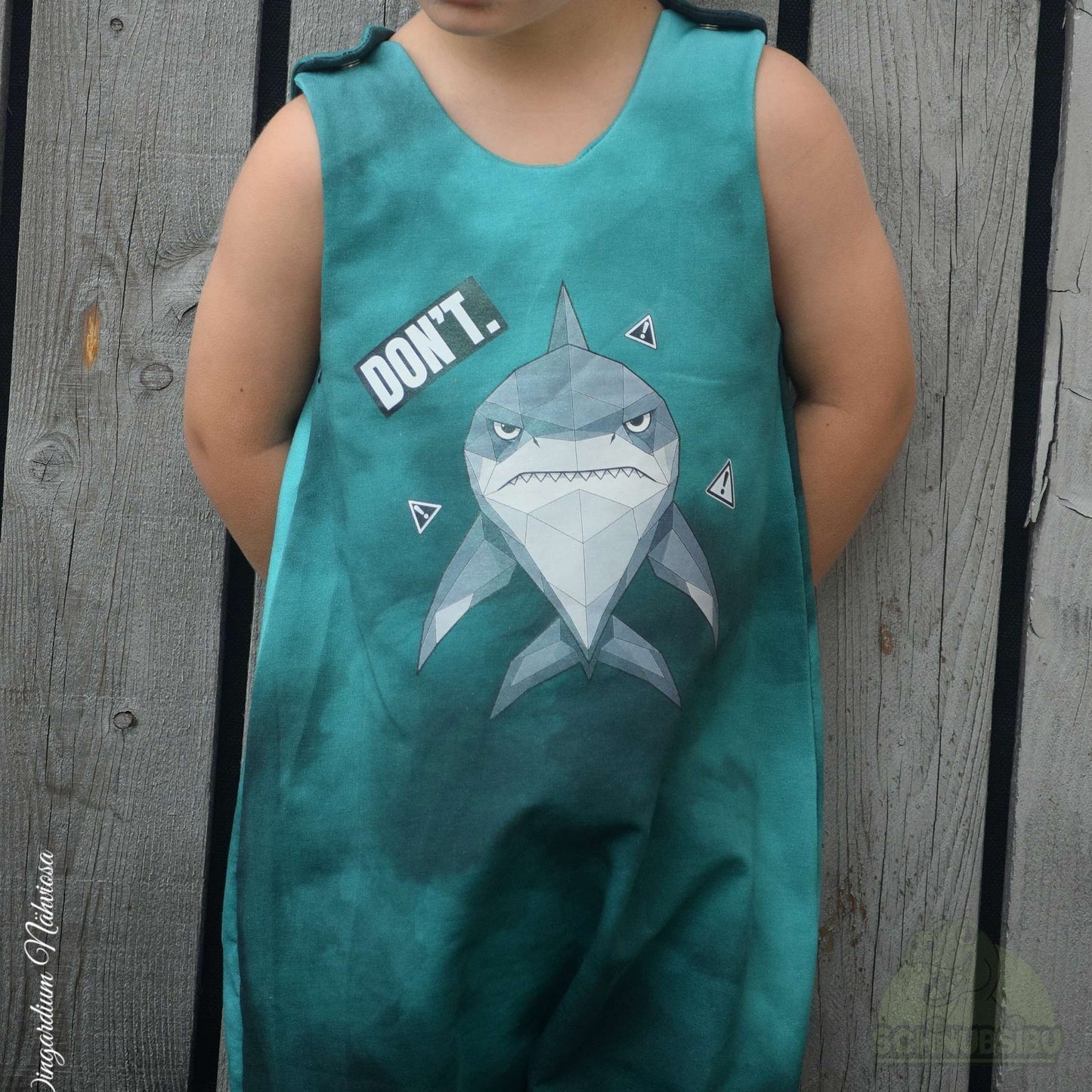 Bügelbild „Mood Shark" – aus der Mood Animals Kollektion | Schnubsibu