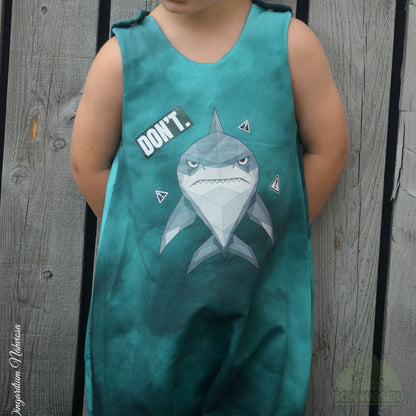 Bügelbild „Mood Shark" – aus der Mood Animals Kollektion | Schnubsibu