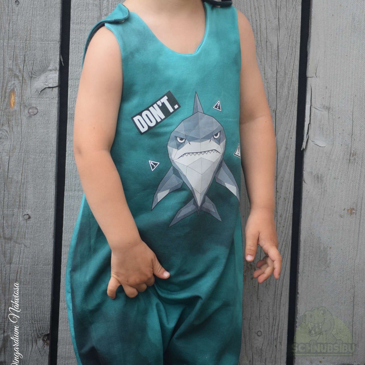 Bügelbild „Mood Shark" – aus der Mood Animals Kollektion | Schnubsibu