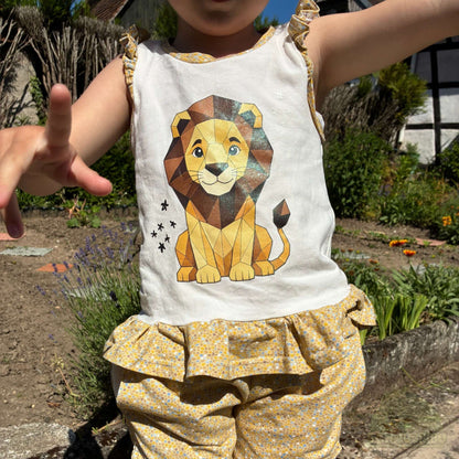 Bügelbild „Mood Lion" – aus der Little Moodies Kollektion | Schnubsibu