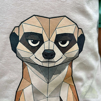 Bügelbild „Mood Meerkat" – aus der Mood Animals Kollektion | Schnubsibu