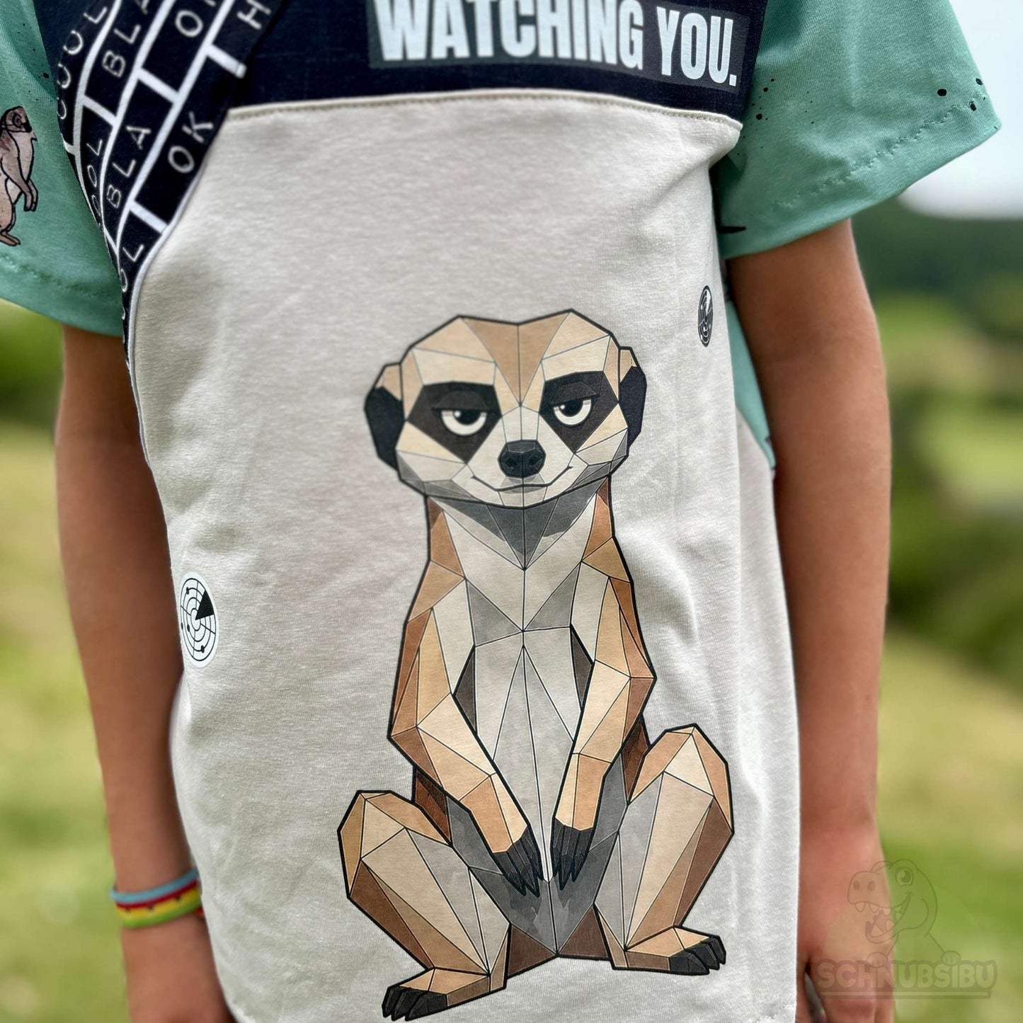 Bügelbild „Mood Meerkat" – aus der Mood Animals Kollektion | Schnubsibu