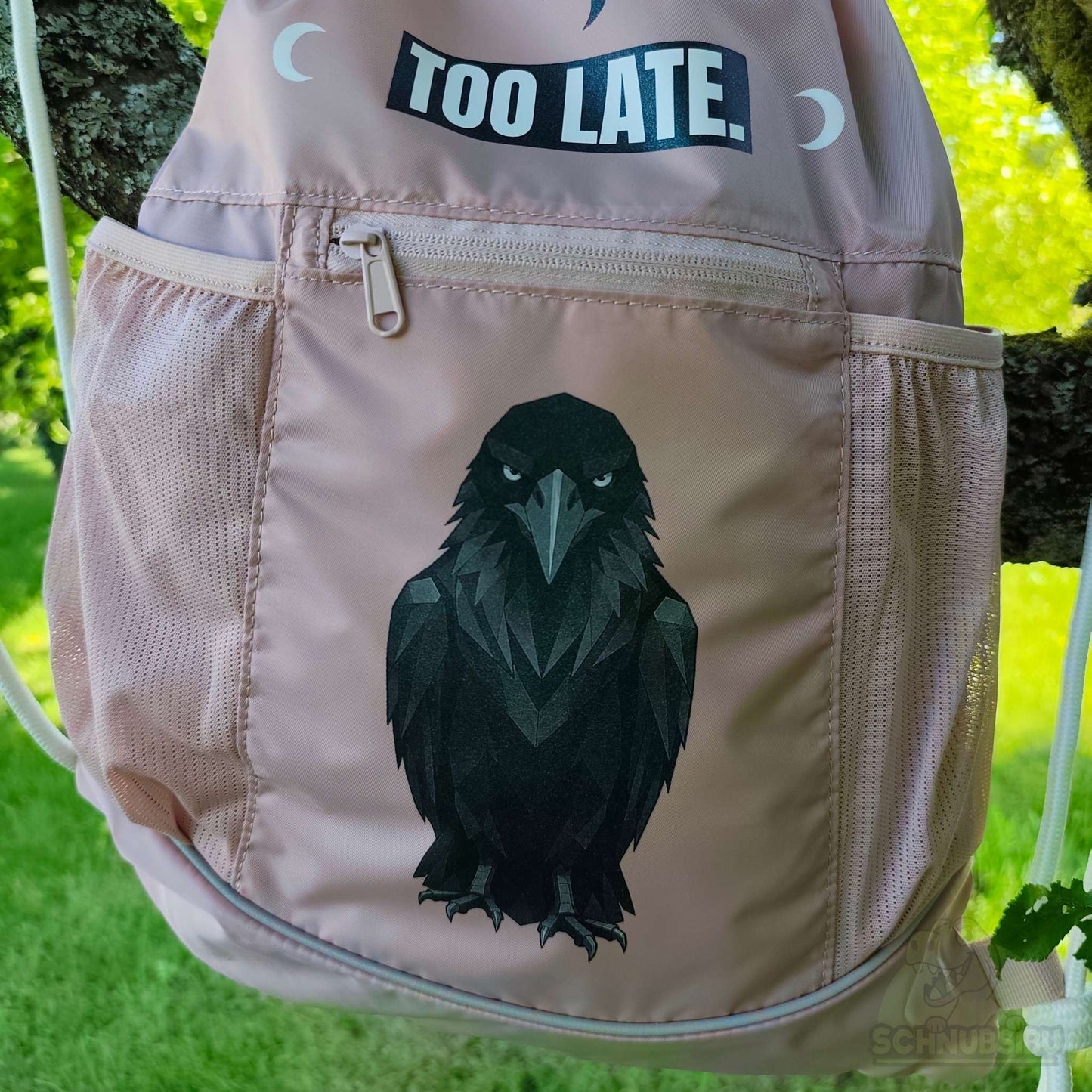 Bügelbild „Mood Raven" – aus der Mood Animals Kollektion | Schnubsibu