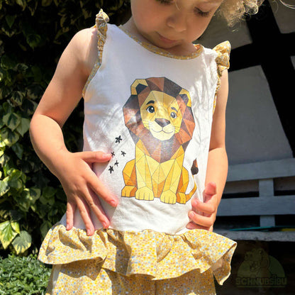 Bügelbild „Mood Lion" – aus der Little Moodies Kollektion | Schnubsibu