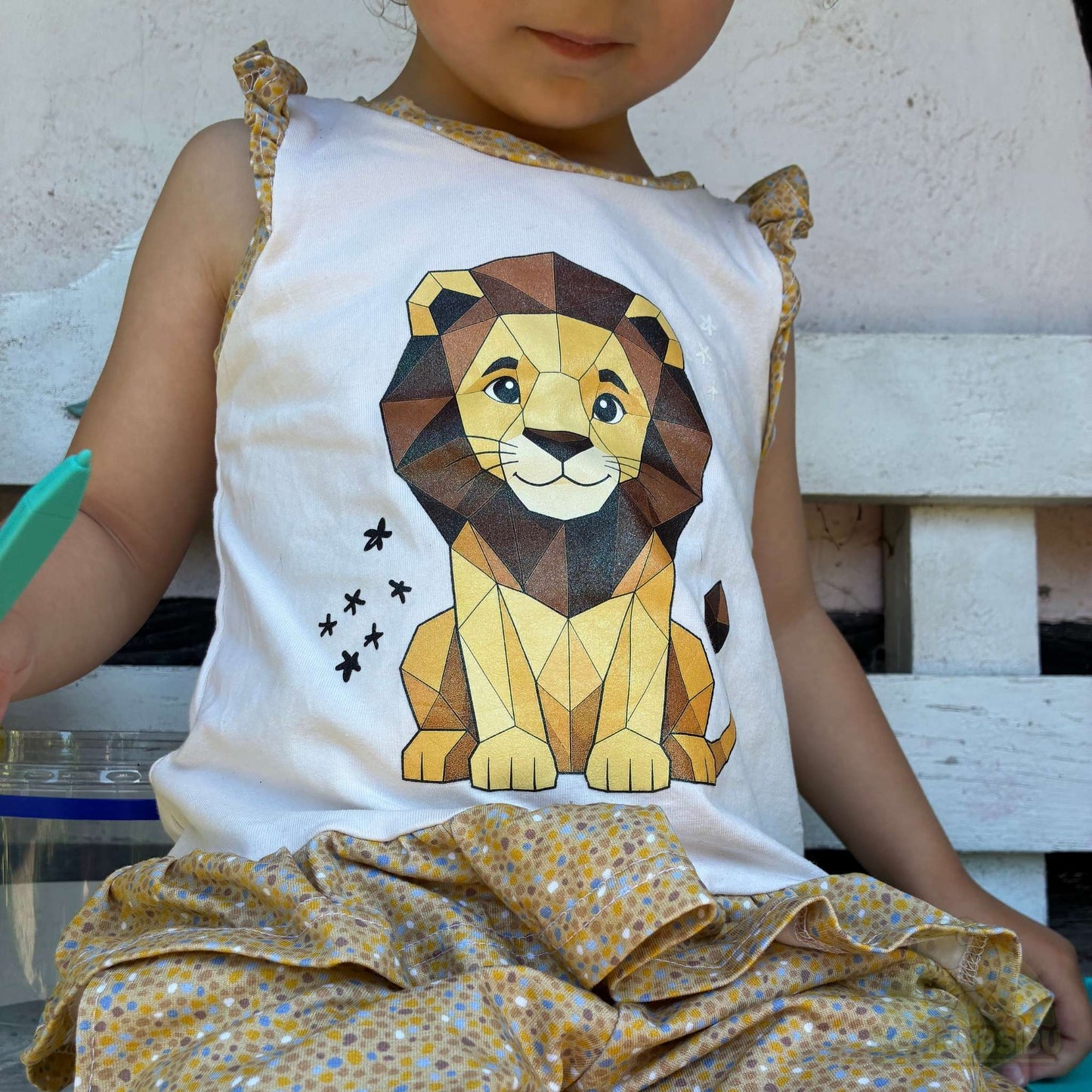 Bügelbild „Mood Lion" – aus der Little Moodies Kollektion | Schnubsibu