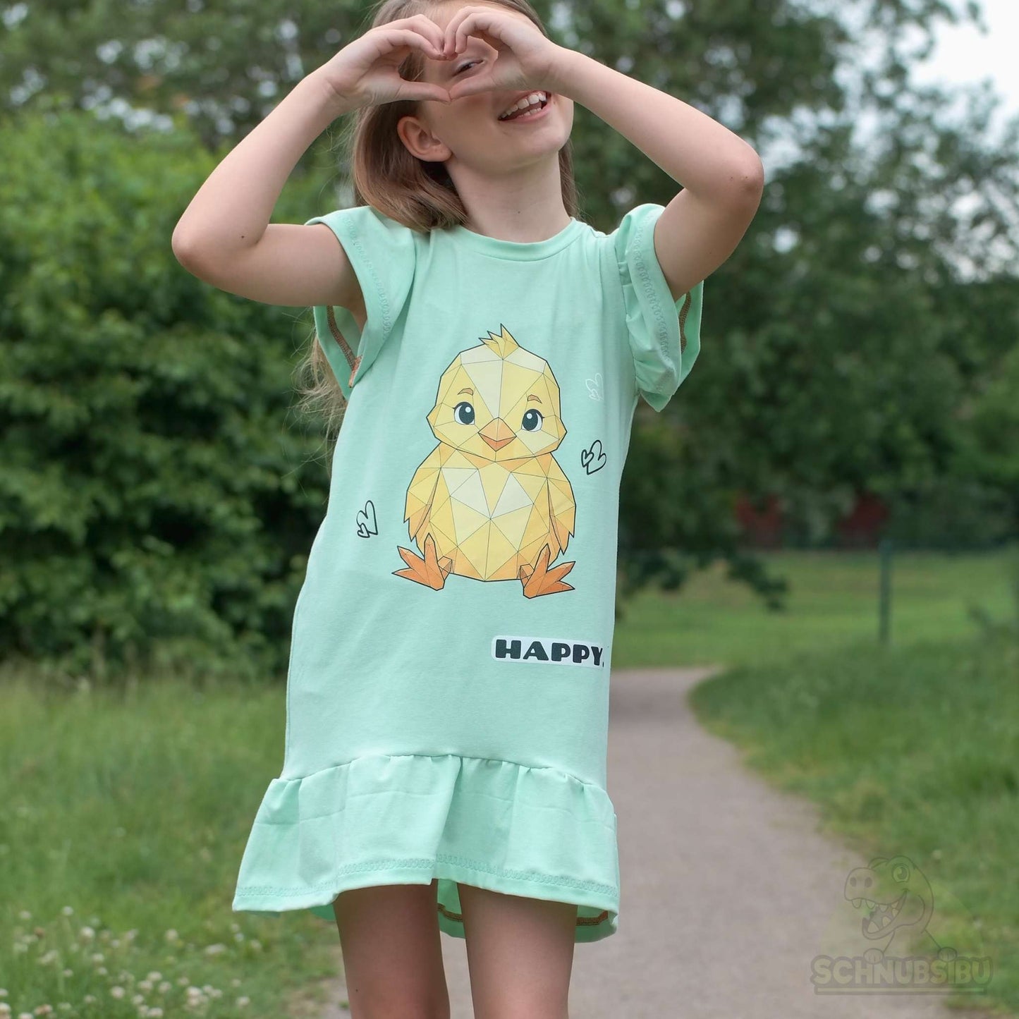 Bügelbild „Mood Chicken" – aus der Little Moodies Kollektion | Schnubsibu