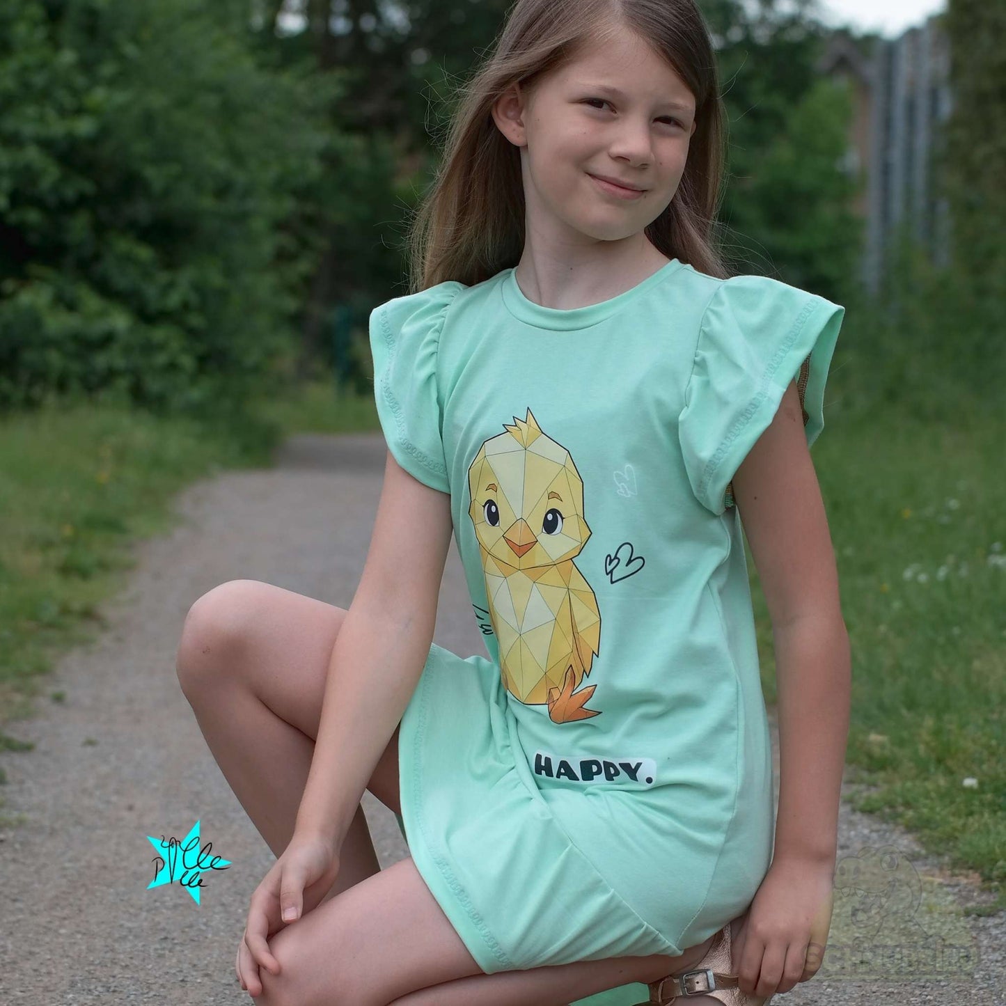 Bügelbild „Mood Chicken" – aus der Little Moodies Kollektion | Schnubsibu