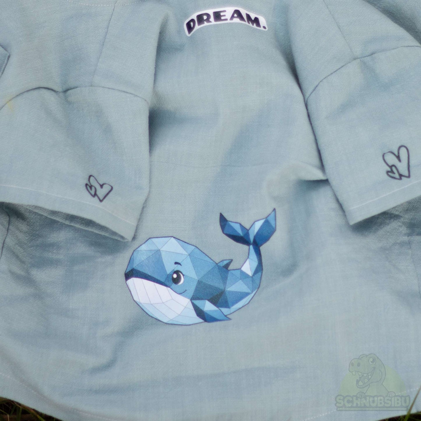 Bügelbild „Mood Whale" – aus der Little Moodies Kollektion | Schnubsibu