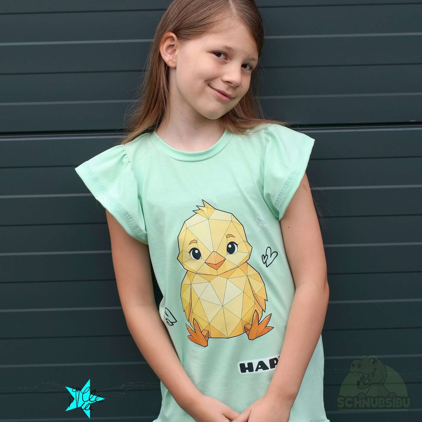 Bügelbild „Mood Chicken" – aus der Little Moodies Kollektion | Schnubsibu
