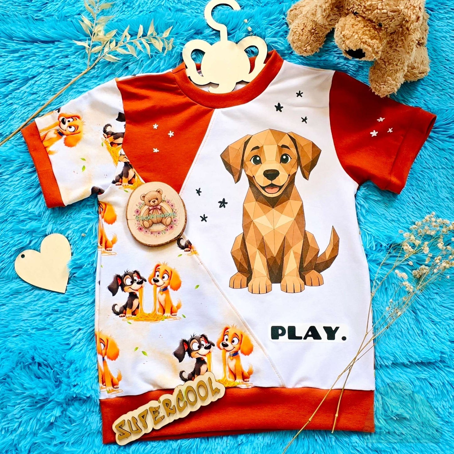 Bügelbild „Mood Dog" – aus der Little Moodies Kollektion | Schnubsibu