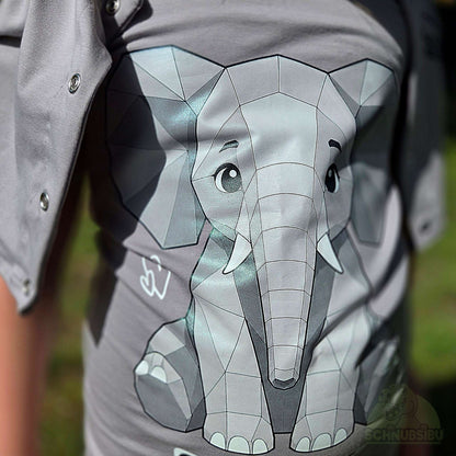 Bügelbild „Mood Elephant" – aus der Little Moodies Kollektion | Schnubsibu