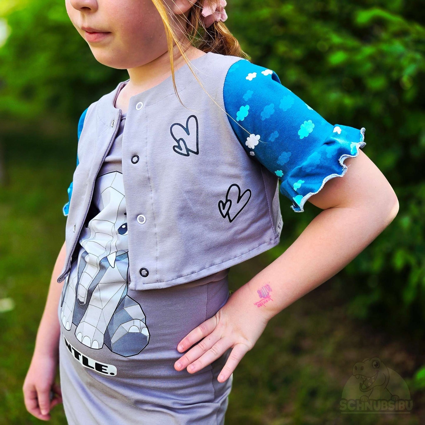 Bügelbild „Mood Elephant" – aus der Little Moodies Kollektion | Schnubsibu