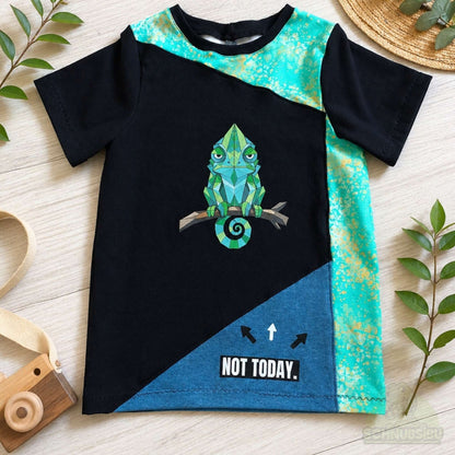 Bügelbild „Mood Chameleon" – aus der Mood Animals Kollektion | Schnubsibu