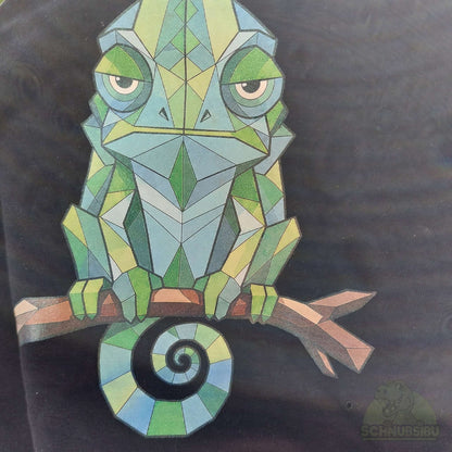 Bügelbild „Mood Chameleon" – aus der Mood Animals Kollektion | Schnubsibu