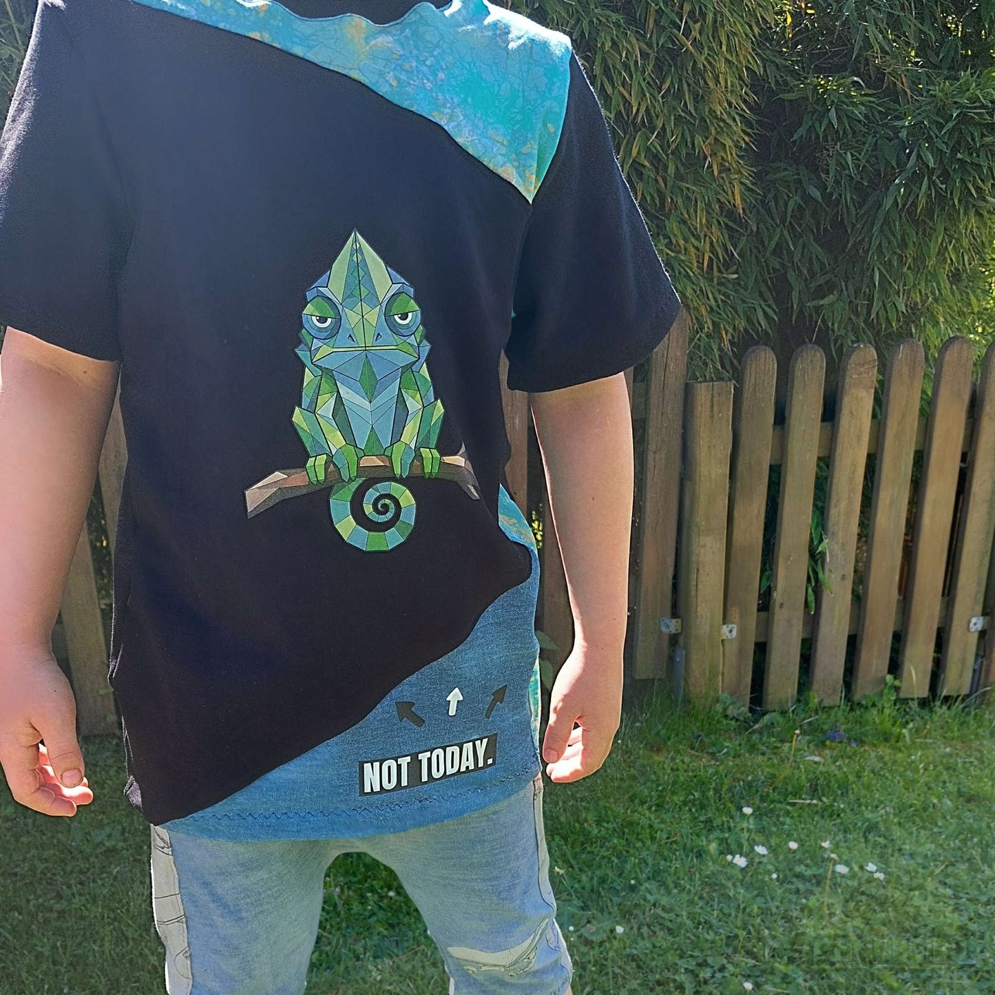 Bügelbild „Mood Chameleon" – aus der Mood Animals Kollektion | Schnubsibu