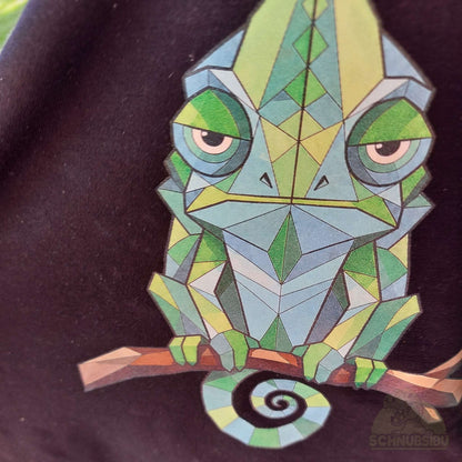 Bügelbild „Mood Chameleon" – aus der Mood Animals Kollektion | Schnubsibu