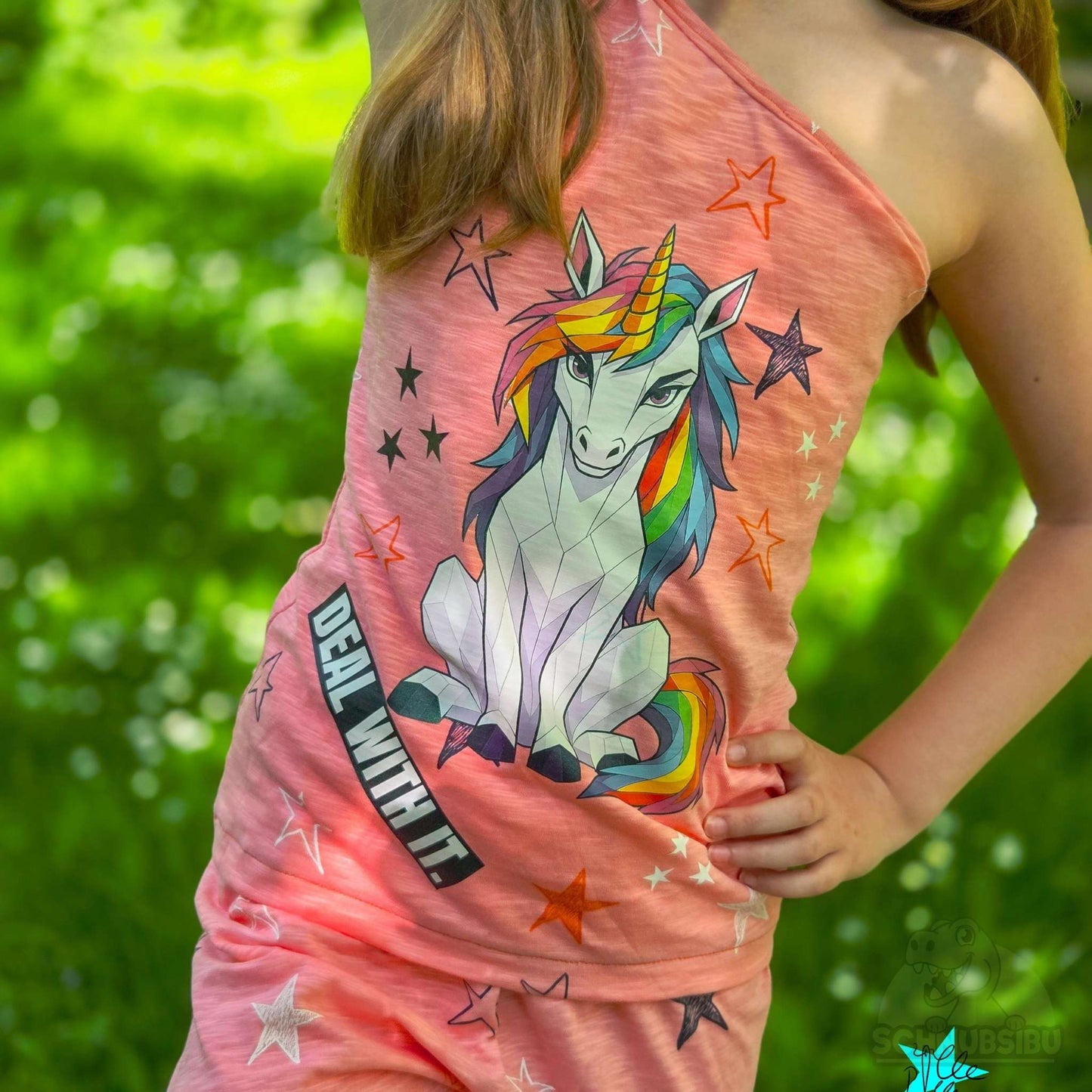 Bügelbild „Mood Unicorn" – aus der Mood Animals Kollektion | Schnubsibu