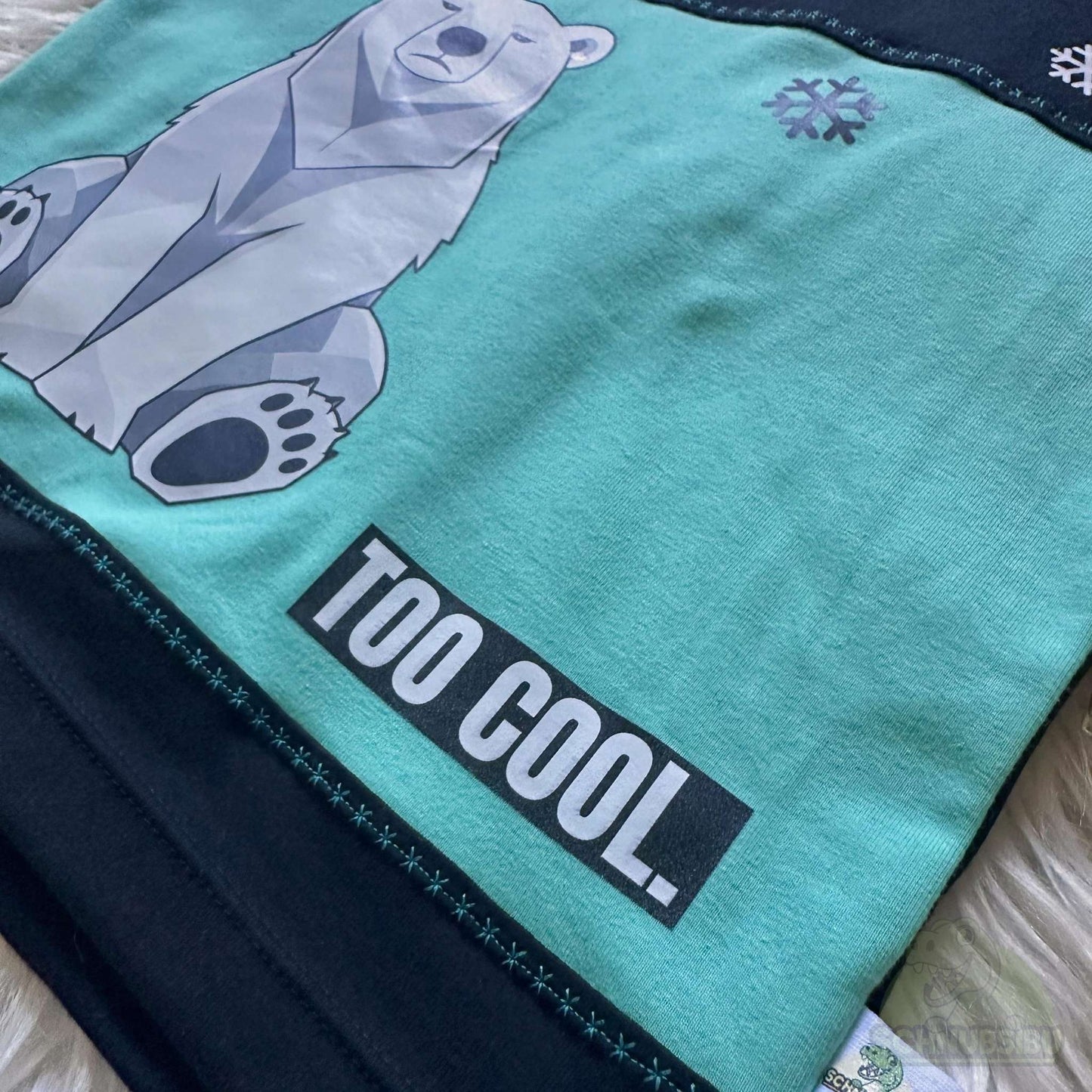 Bügelbild „Mood Polarbear" – aus der Mood Animals Kollektion | Schnubsibu
