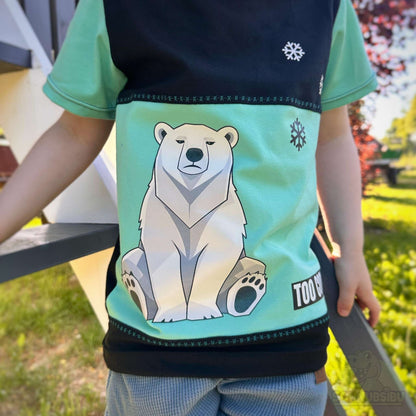 Bügelbild „Mood Polarbear" – aus der Mood Animals Kollektion | Schnubsibu