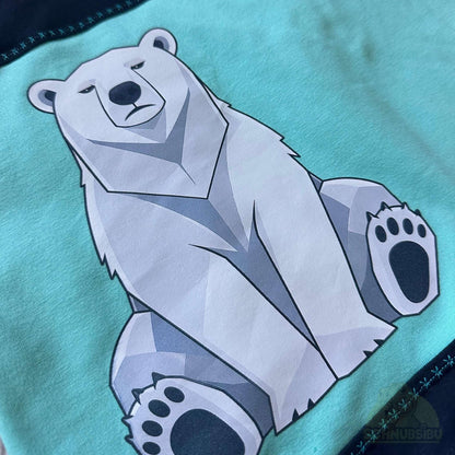 Bügelbild „Mood Polarbear" – aus der Mood Animals Kollektion | Schnubsibu
