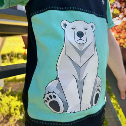 Bügelbild „Mood Polarbear" – aus der Mood Animals Kollektion | Schnubsibu