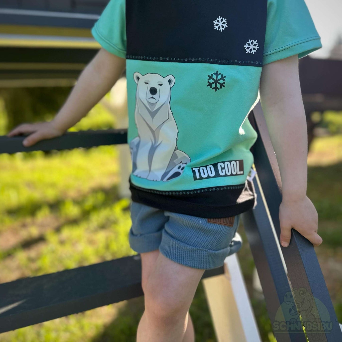 Bügelbild „Mood Polarbear" – aus der Mood Animals Kollektion | Schnubsibu
