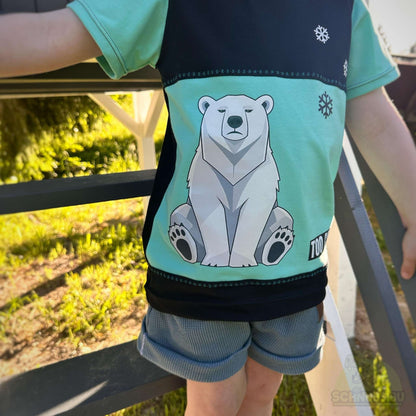 Bügelbild „Mood Polarbear" – aus der Mood Animals Kollektion | Schnubsibu
