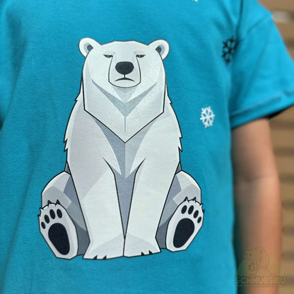 Bügelbild „Mood Polarbear" – aus der Mood Animals Kollektion | Schnubsibu